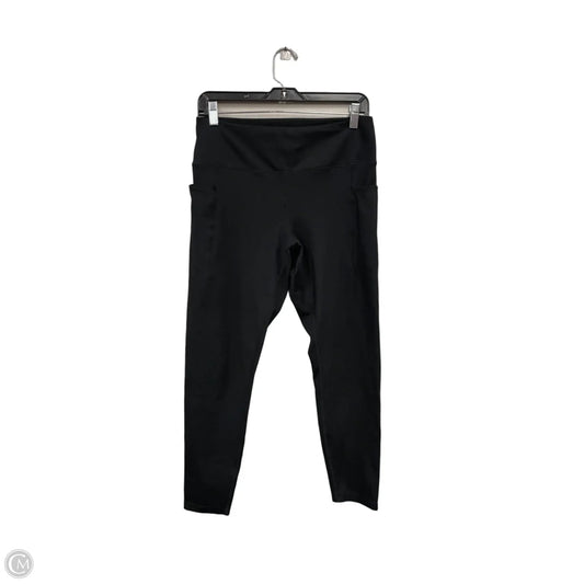 Athletic Leggings By Danskin In Black, Size: L