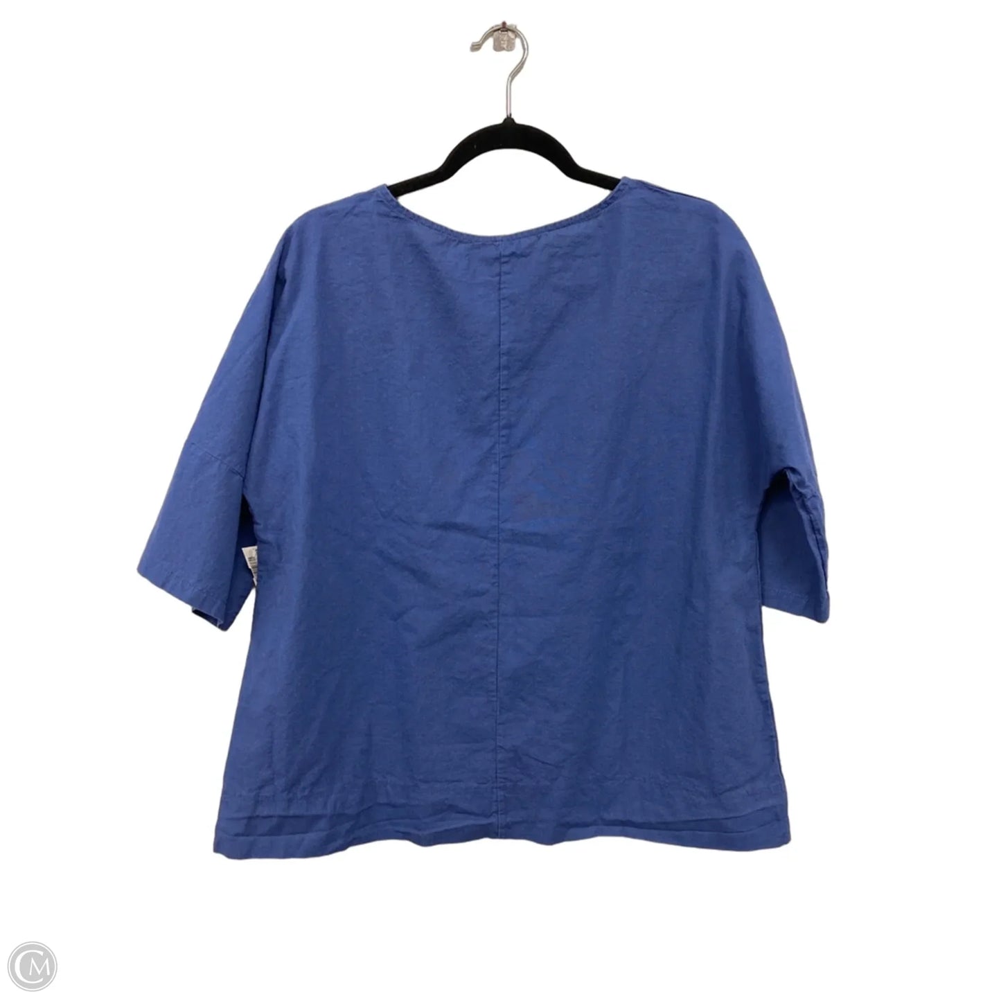 Top Short Sleeve By Clothes Mentor In Blue, Size: L