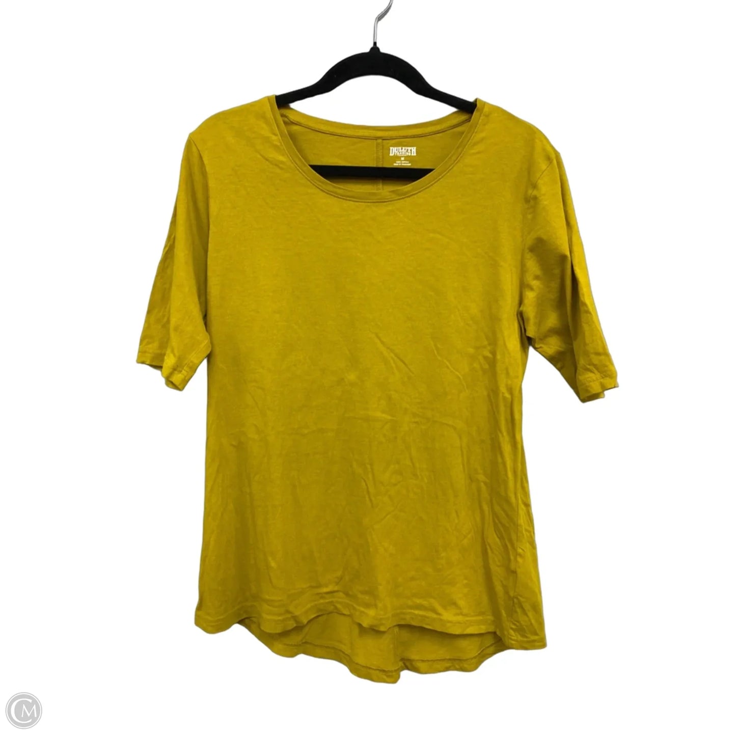 Top Short Sleeve Basic By Duluth Trading In Yellow, Size: M
