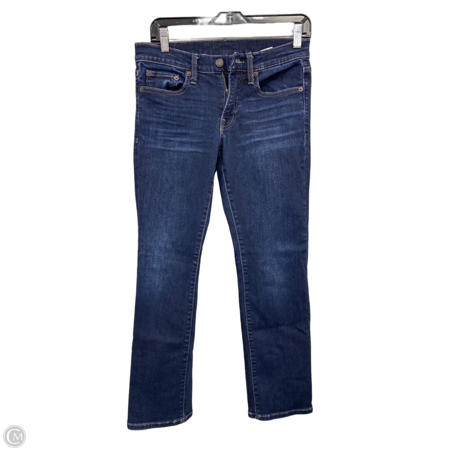 Jeans Straight By Lucky Brand In Blue Denim, Size: 4