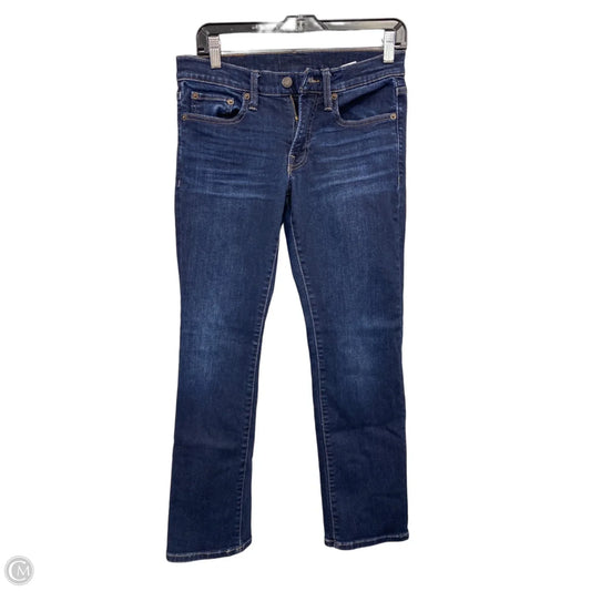Jeans Straight By Lucky Brand In Blue Denim, Size: 4