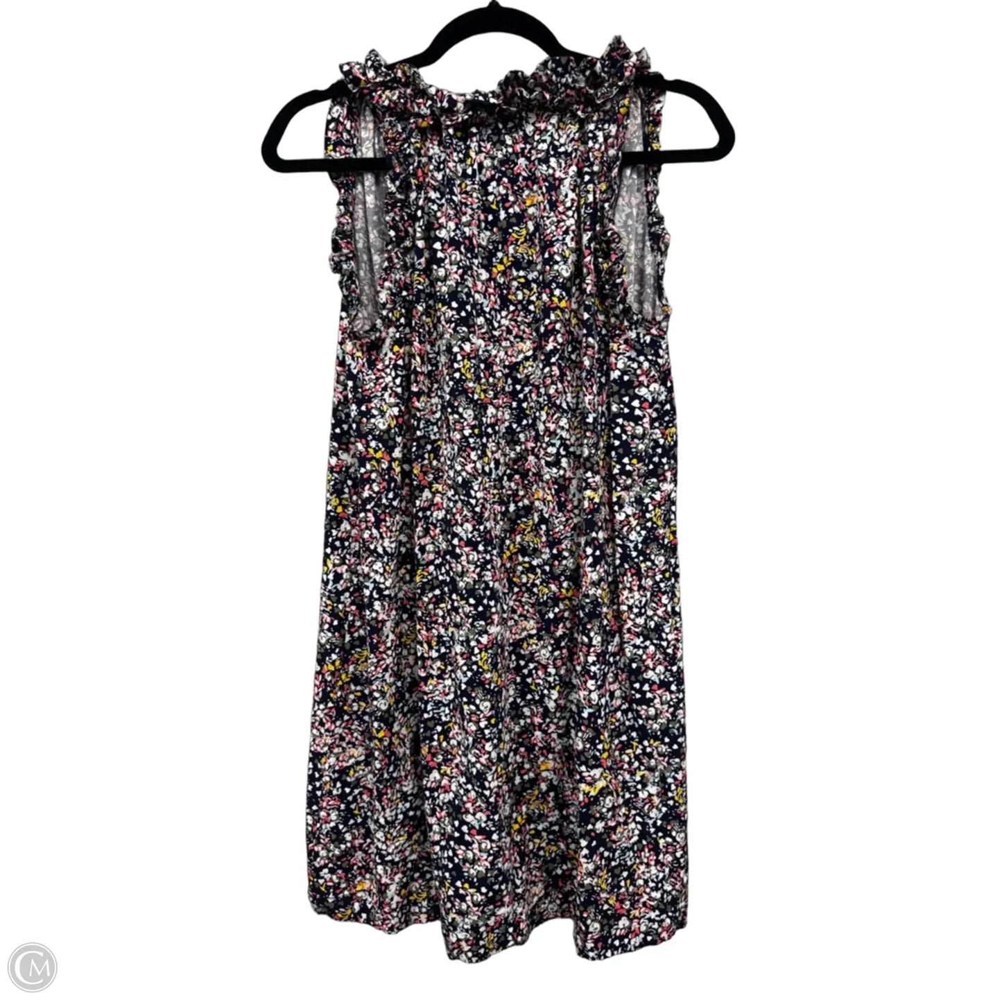 Dress Casual Short By Crown And Ivy In Blue & Pink, Size: M