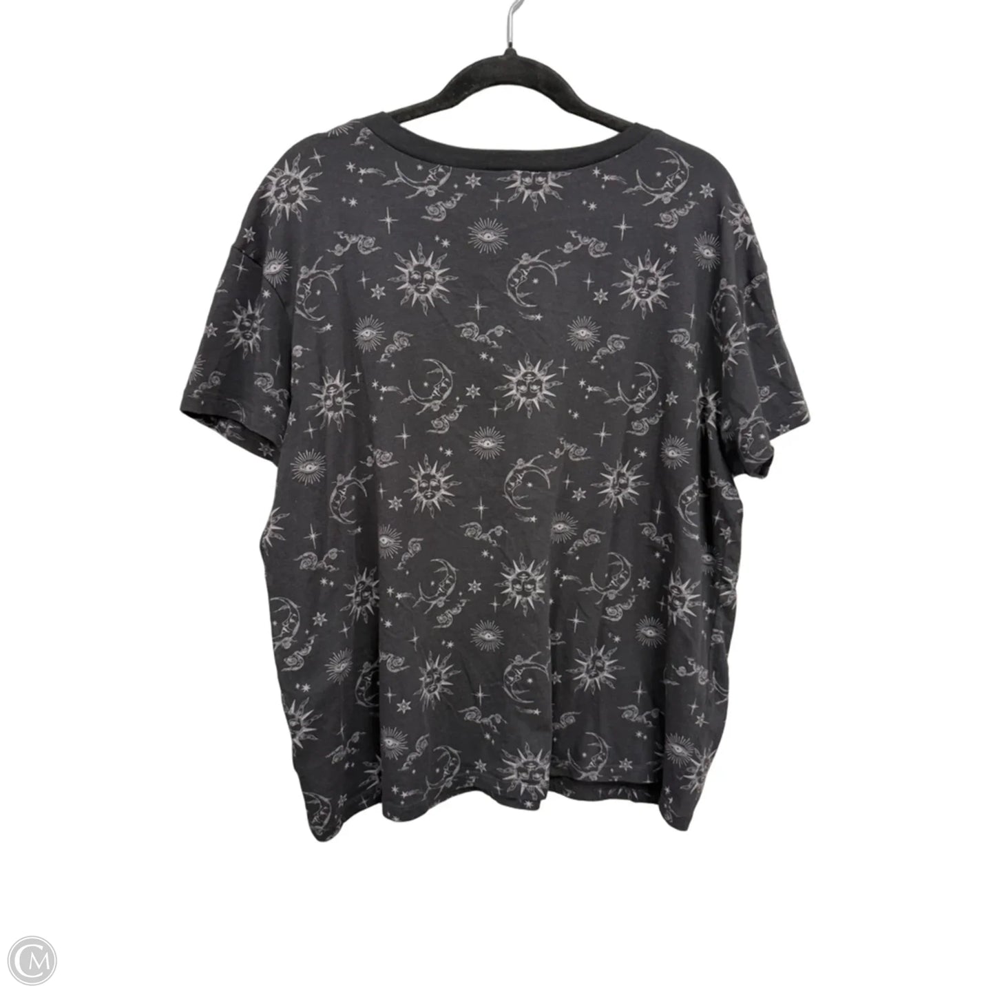 Top Short Sleeve Basic By Torrid In Black & White, Size: M