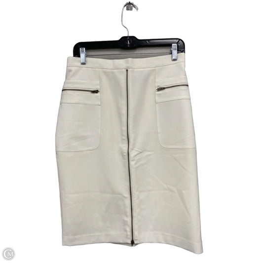 Skirt Midi By Moda Intl In Cream, Size: 10