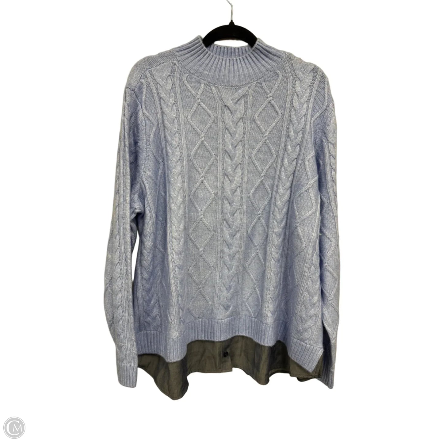 Sweater By Joan Rivers In Blue, Size: 2x