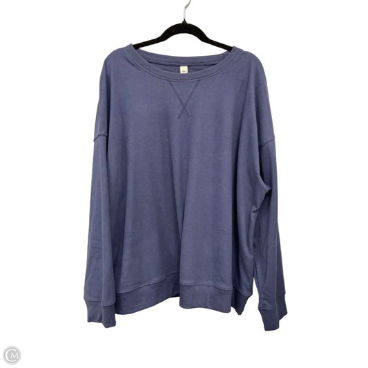 Sweater By Clothes Mentor In Blue, Size: 3x