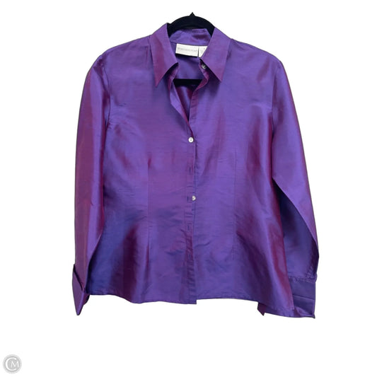 Top Long Sleeve By Worthington In Purple, Size: 8