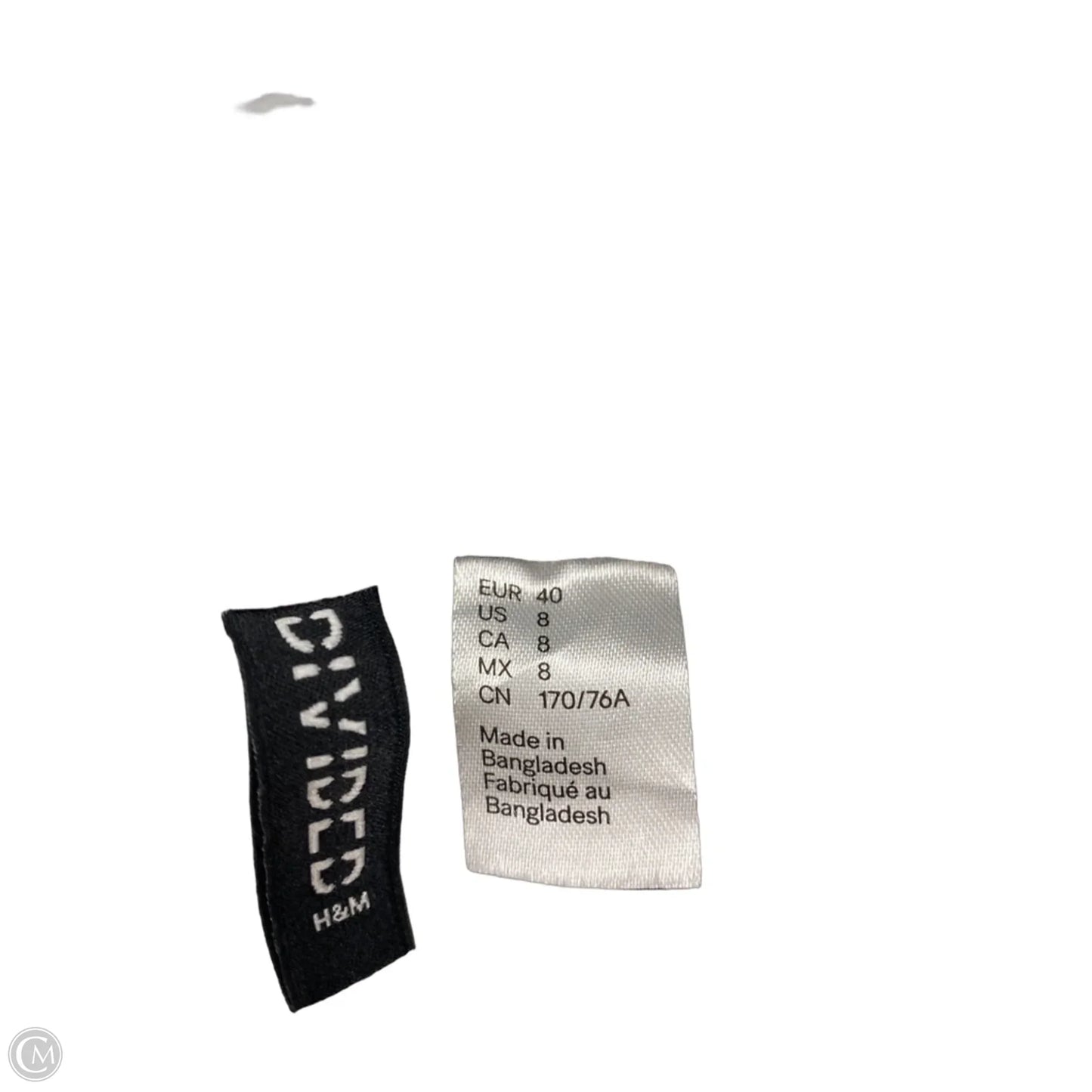Jeans Wide Leg By Divided In Black & White, Size: M
