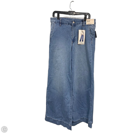 Jeans Wide Leg By Bcbgeneration In Blue Denim, Size: 12