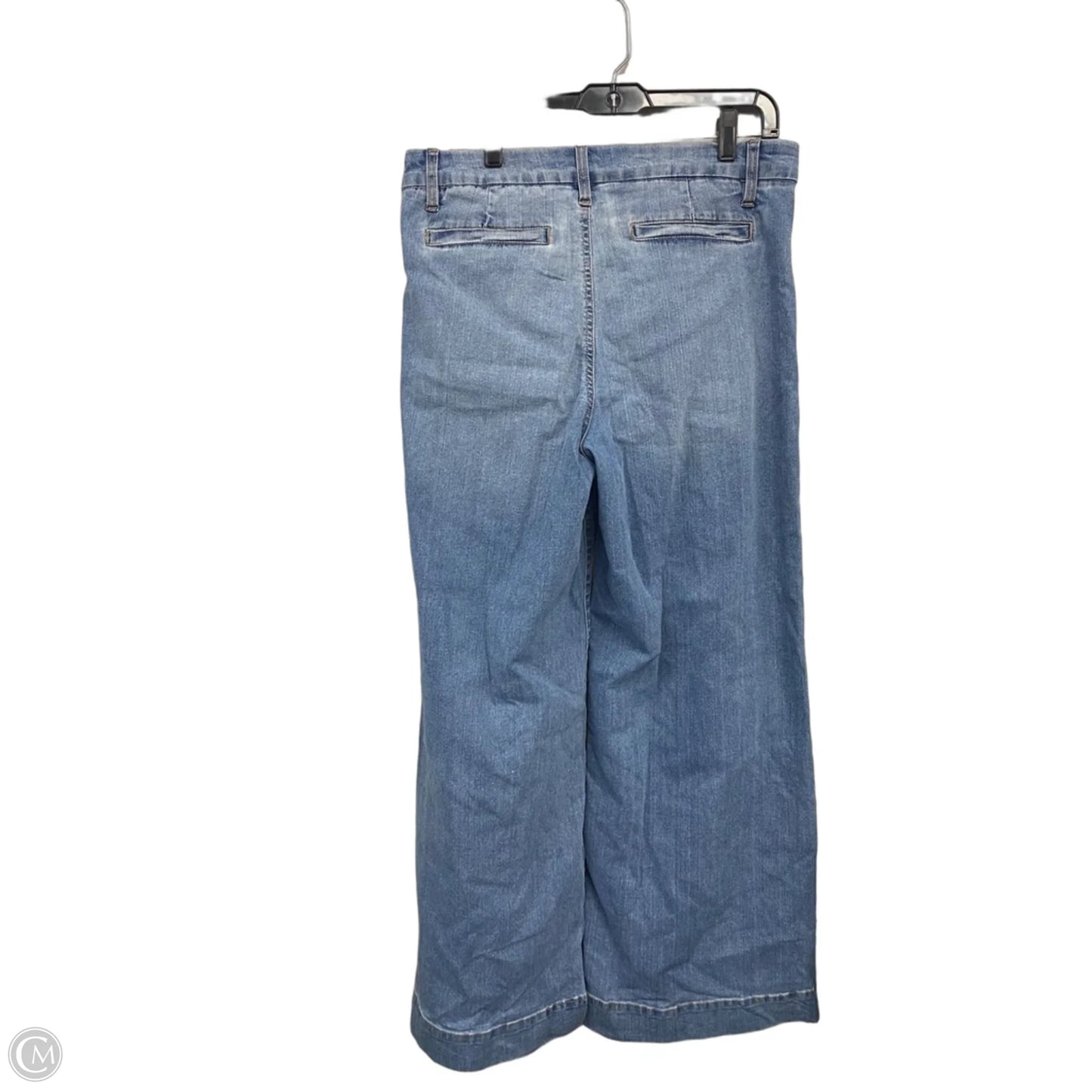 Jeans Wide Leg By Bcbgeneration In Blue Denim, Size: 12