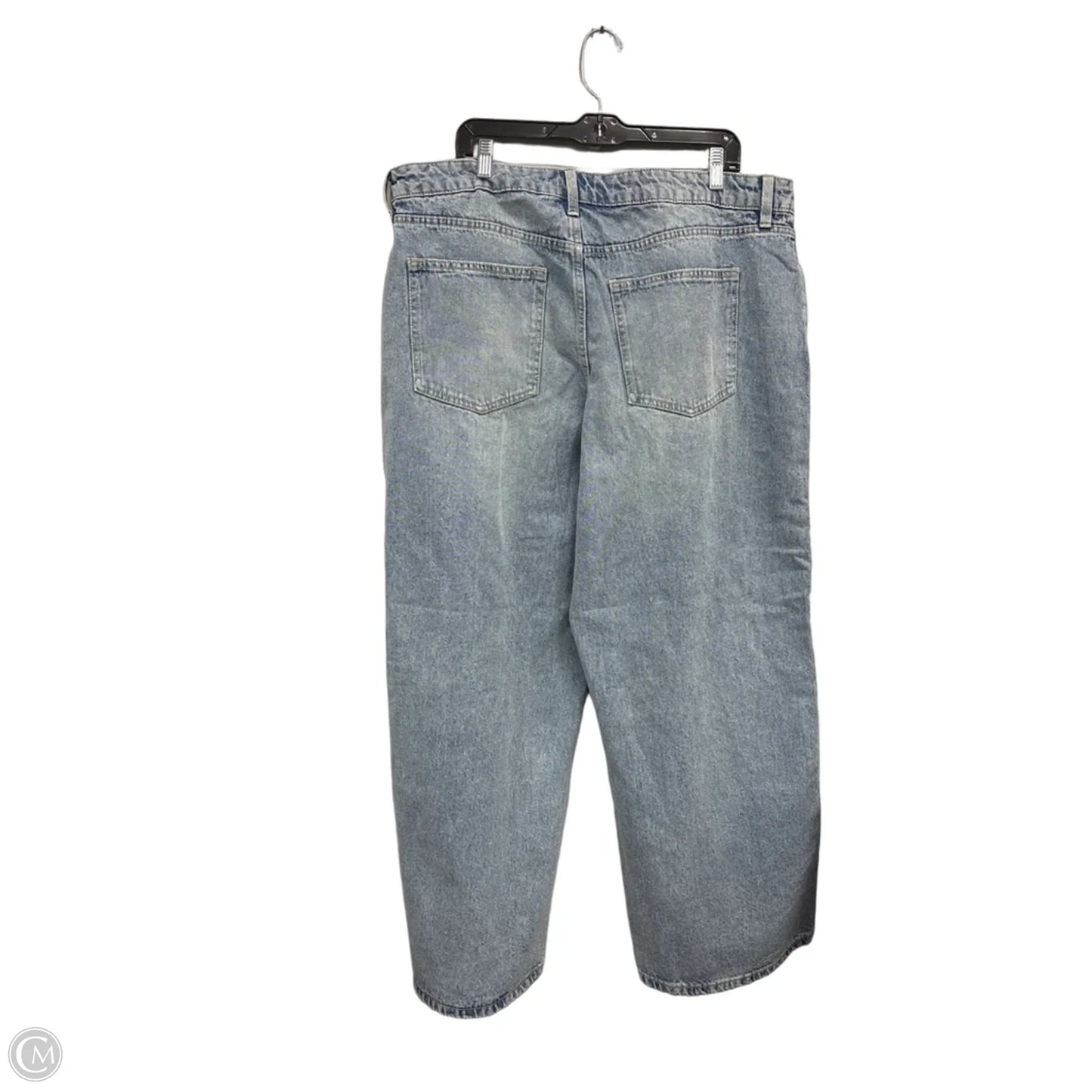 Jeans Wide Leg By No Boundaries In Blue Denim, Size: 18