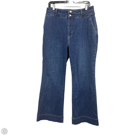 Jeans Wide Leg By Bagatelle In Blue Denim, Size: 12