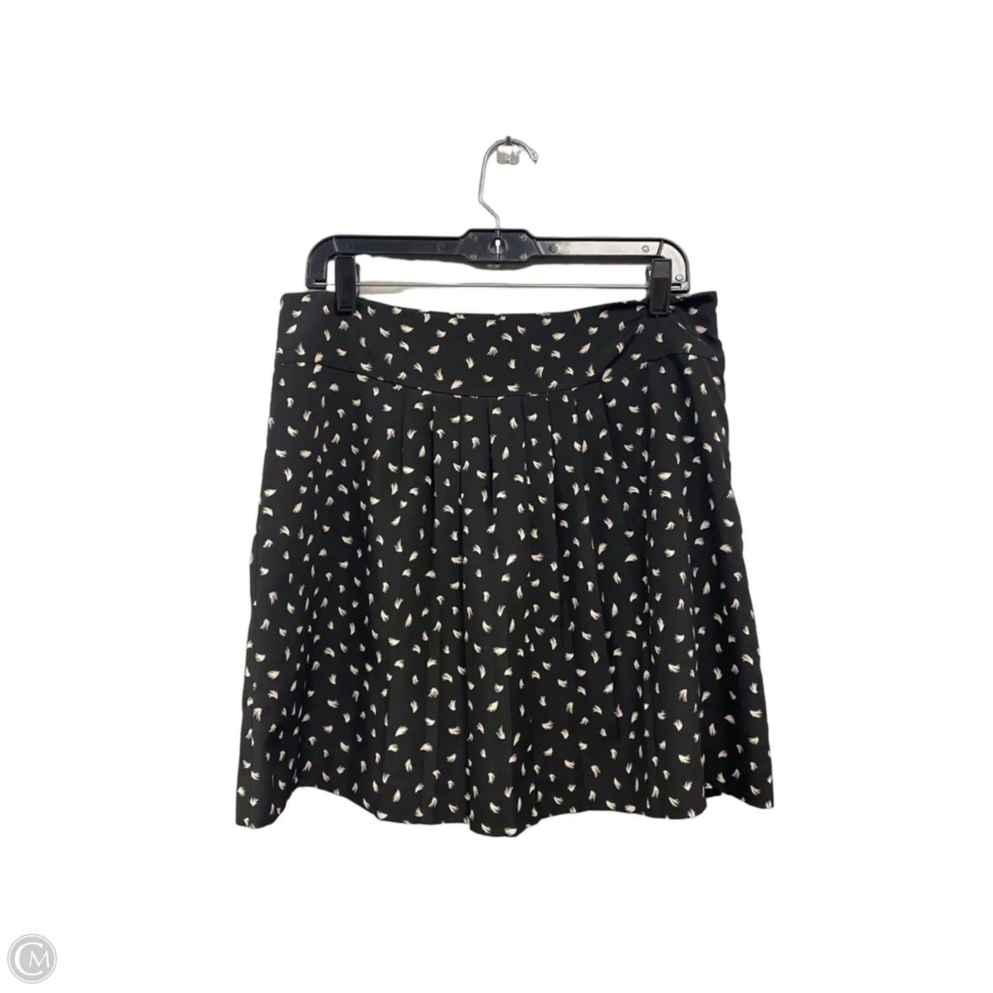 Skirt Mini & Short By Loft In Black & Cream, Size: 10p