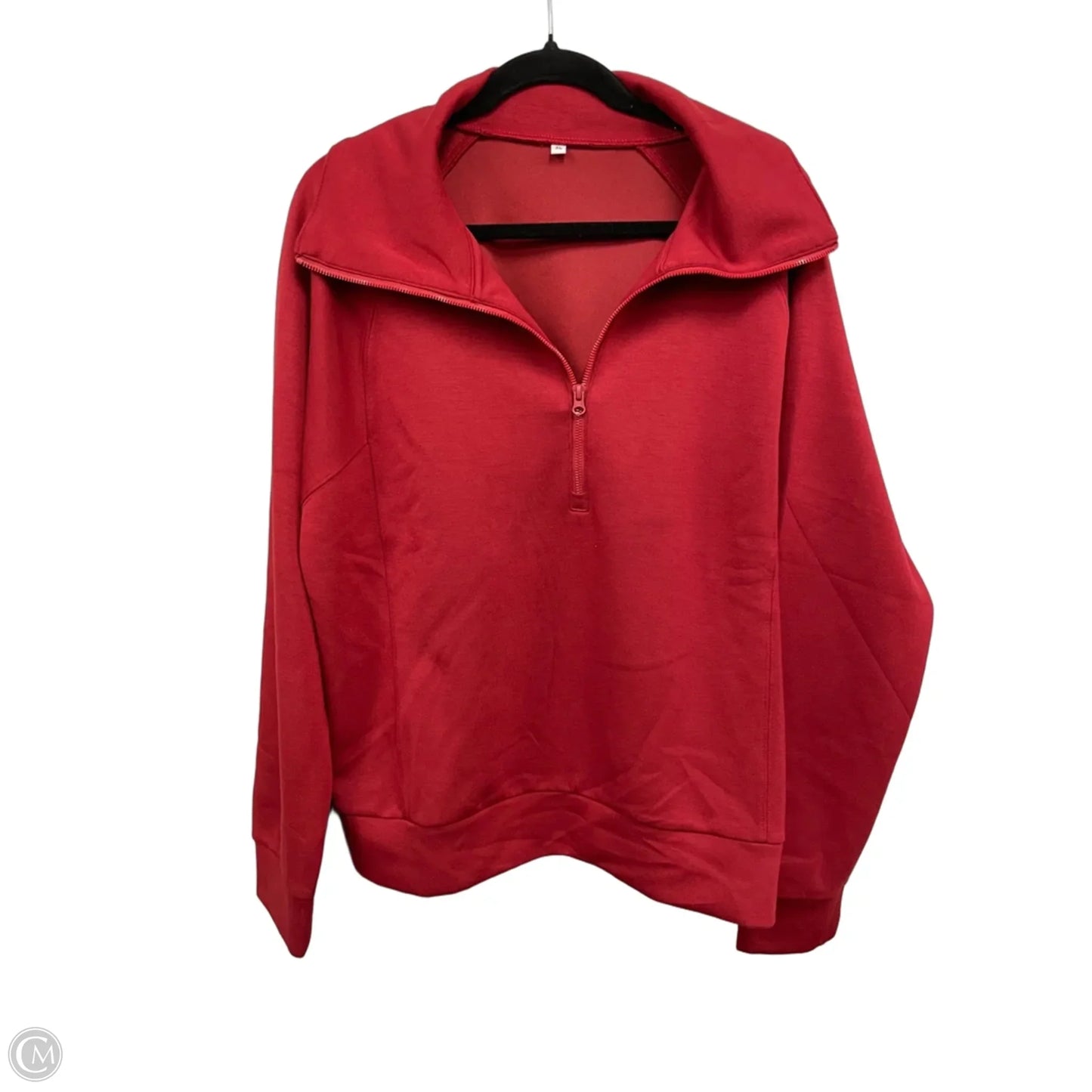 Sweatshirt Collar By Clothes Mentor In Red, Size: Xl