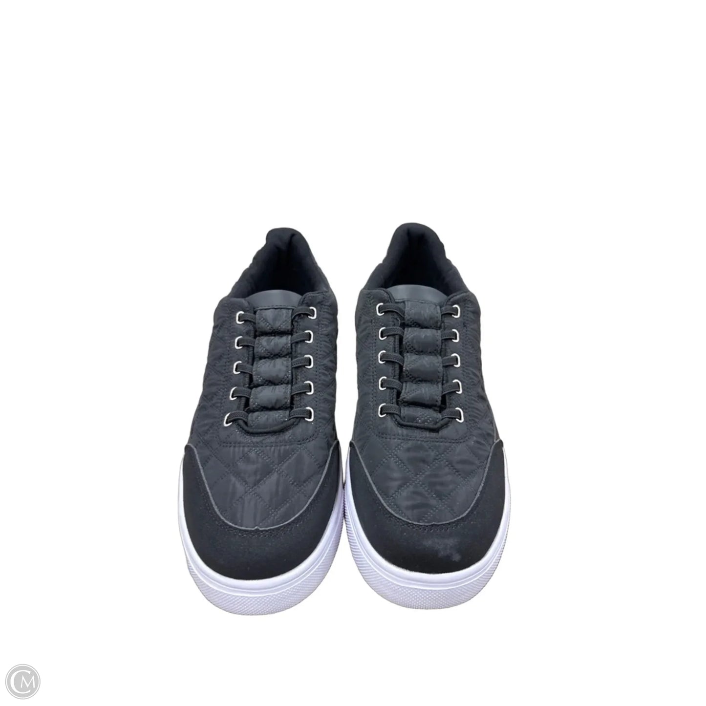 Shoes Sneakers By Clothes Mentor In Black & White, Size: 10.5