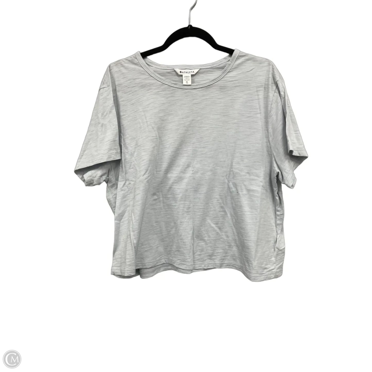 Athletic Top Short Sleeve By Athleta In Blue, Size: Xl