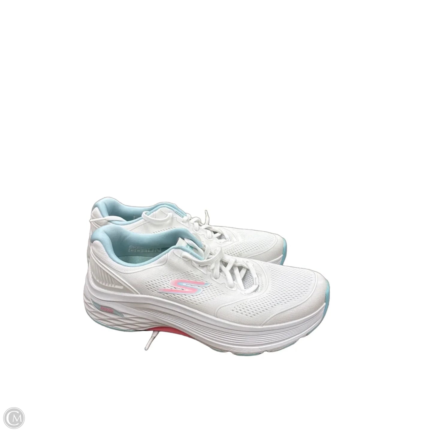Shoes Athletic By Skechers In Black & White, Size: 10