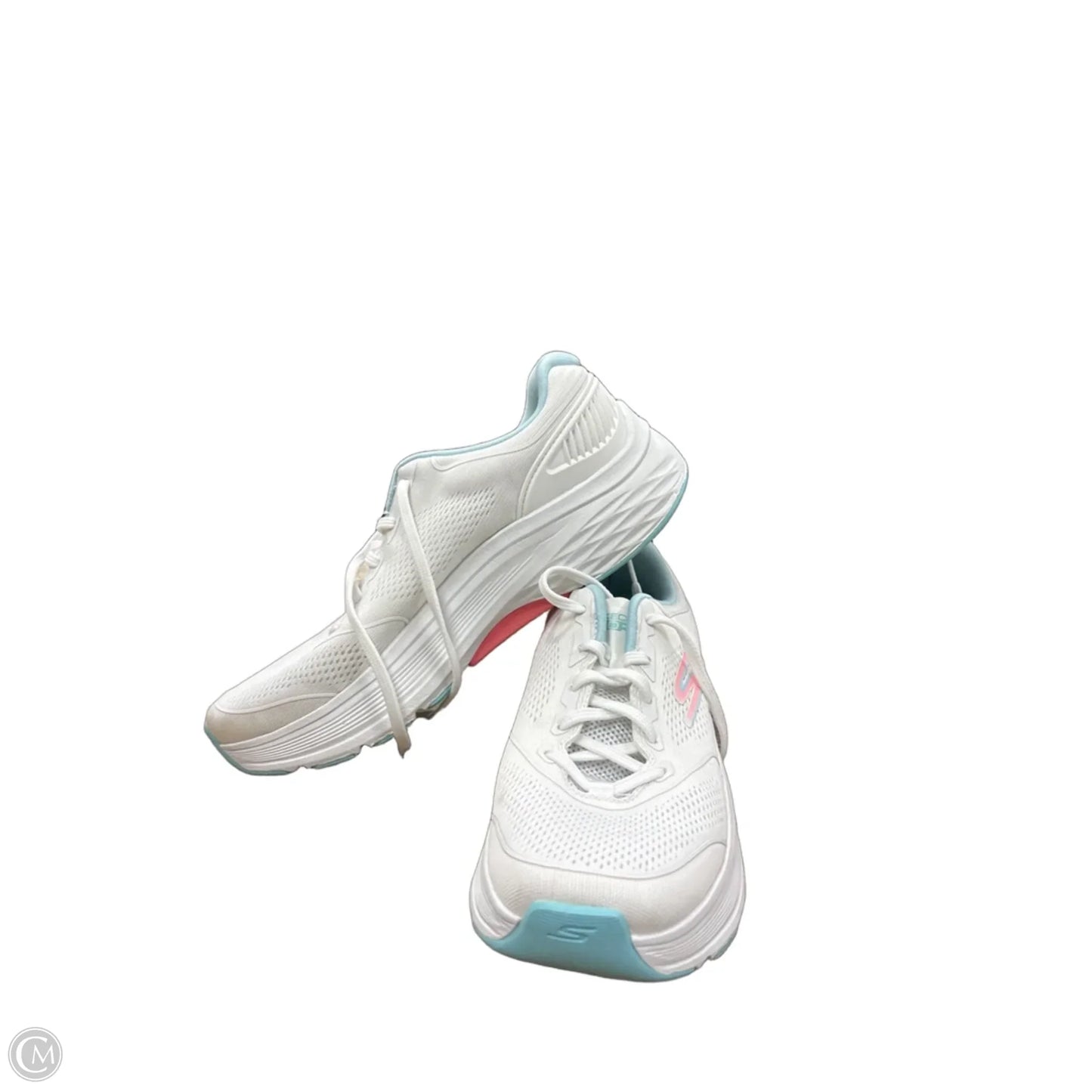 Shoes Athletic By Skechers In Black & White, Size: 10