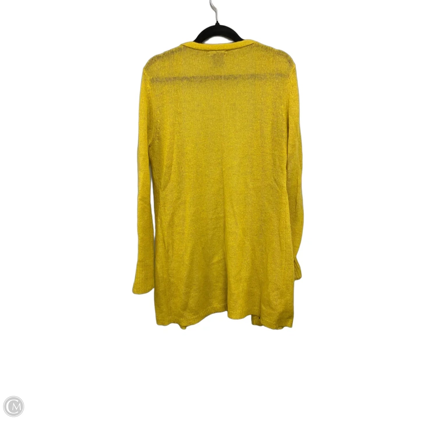 Sweater Cardigan By Bcbgmaxazria In Yellow, Size: L