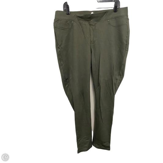 Pants Dress By Seven 7 In Green, Size: Xl