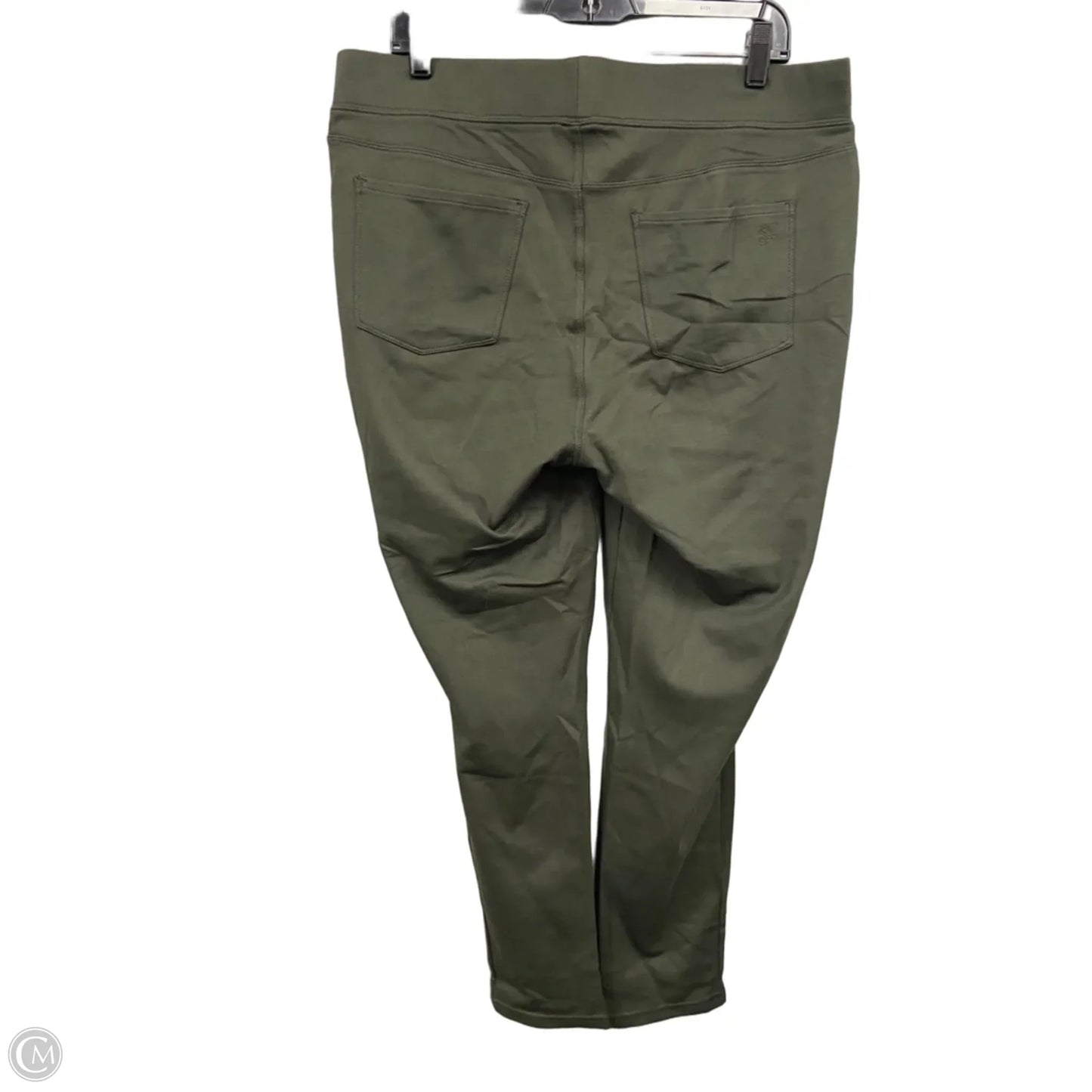 Pants Dress By Seven 7 In Green, Size: Xl
