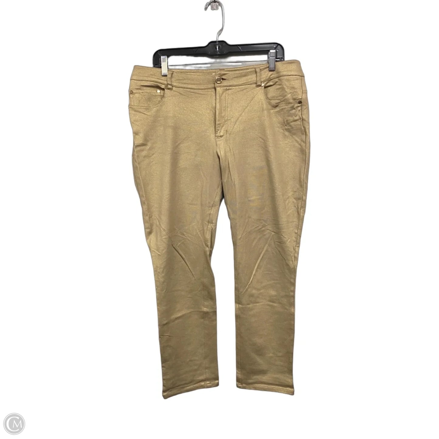 Pants Other By Clothes Mentor In Gold, Size: 12