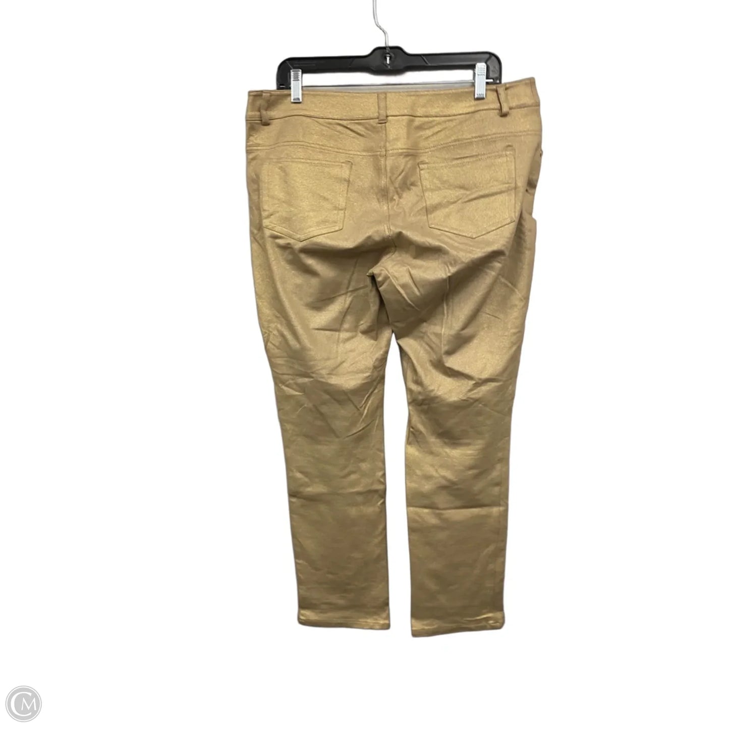 Pants Other By Clothes Mentor In Gold, Size: 12
