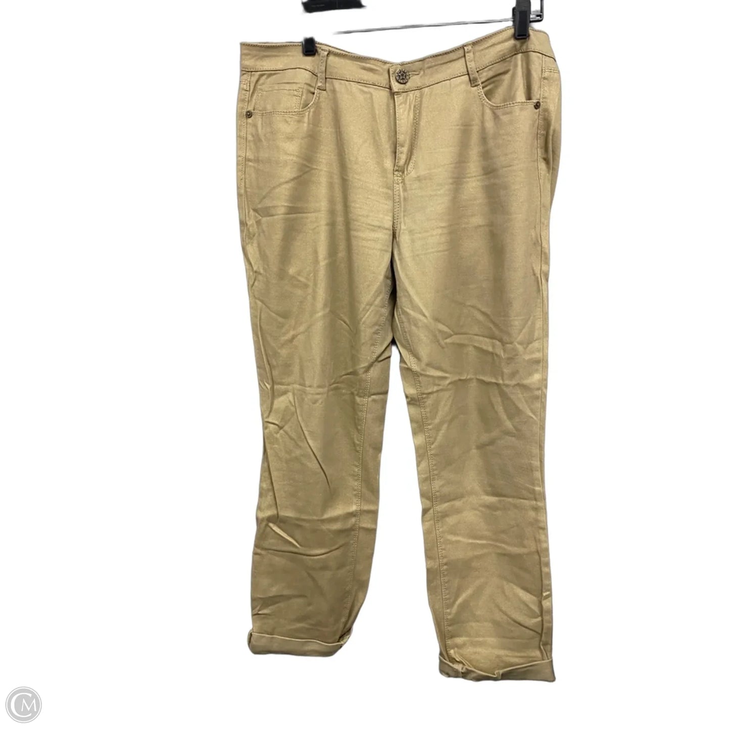 Pants Other By Clothes Mentor In Gold, Size: 12