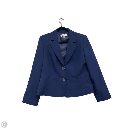 Blazer By Kasper In Blue, Size: 14p