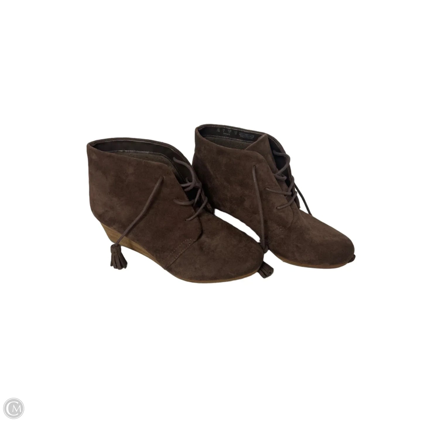 Boots Ankle Heels By Dr Scholls In Brown, Size: 7