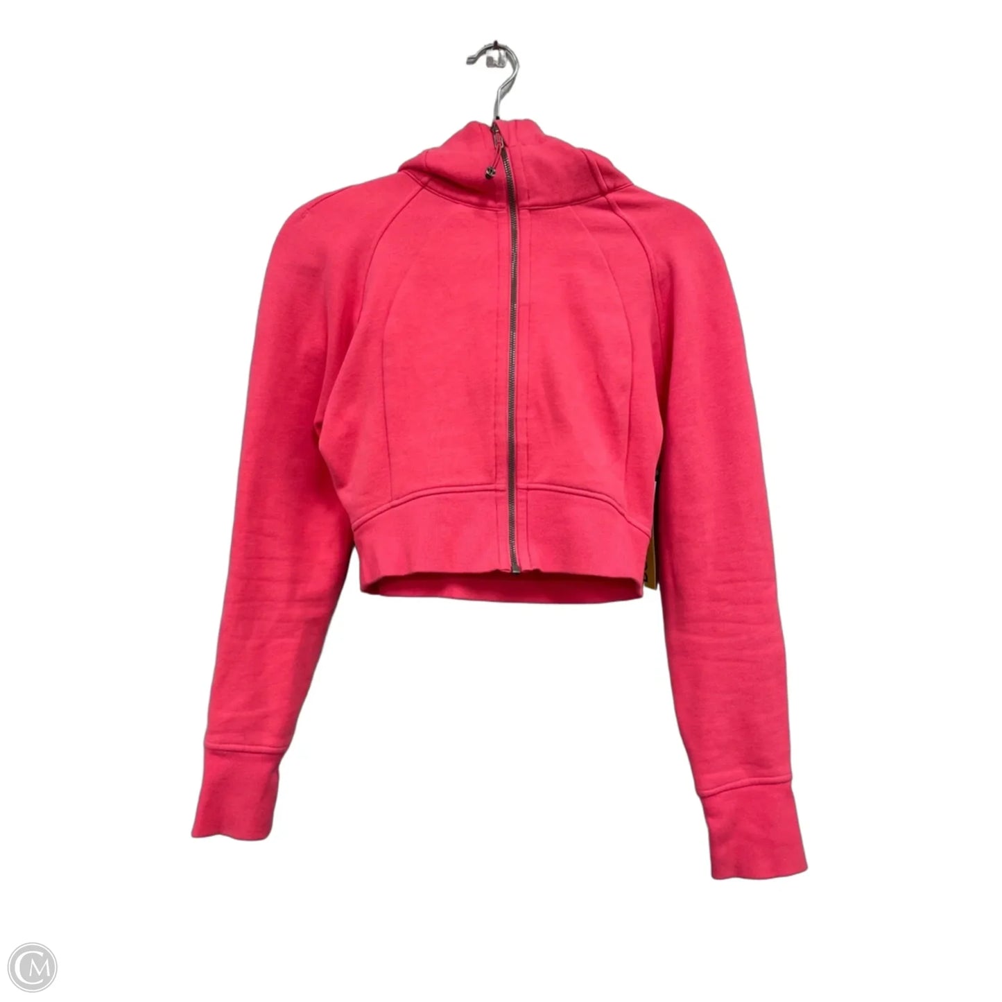 Athletic Sweatshirt Hoodie By Lululemon In Pink, Size: 8