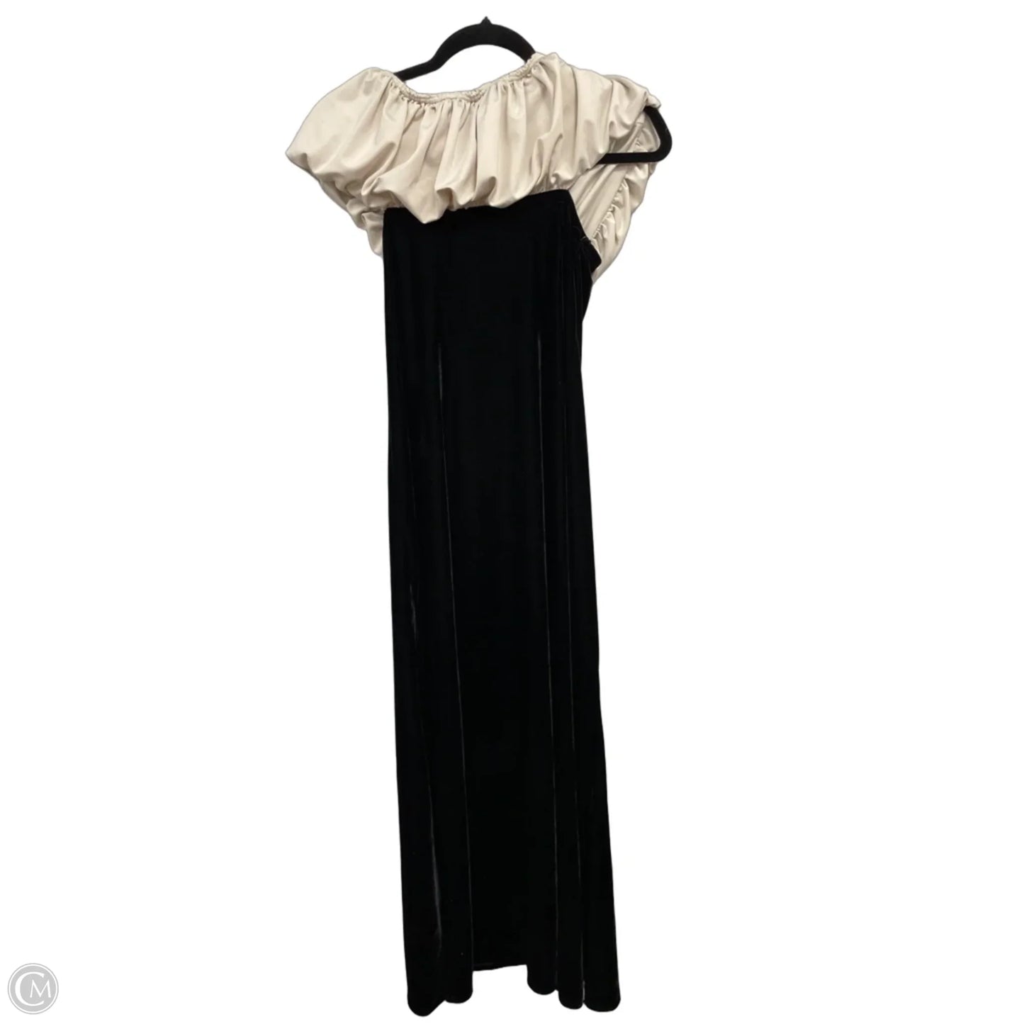Dress Casual Maxi By Clothes Mentor In Black & Cream, Size: M