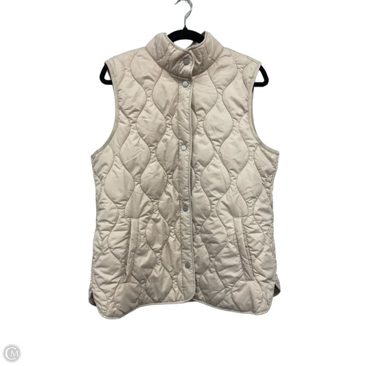 Vest Puffer & Quilted By 32 Degrees In Cream, Size: M