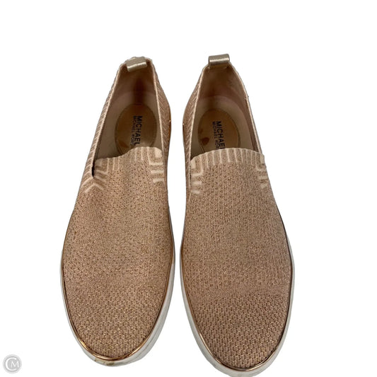 Shoes Flats By Michael By Michael Kors In Pink & White, Size: 7