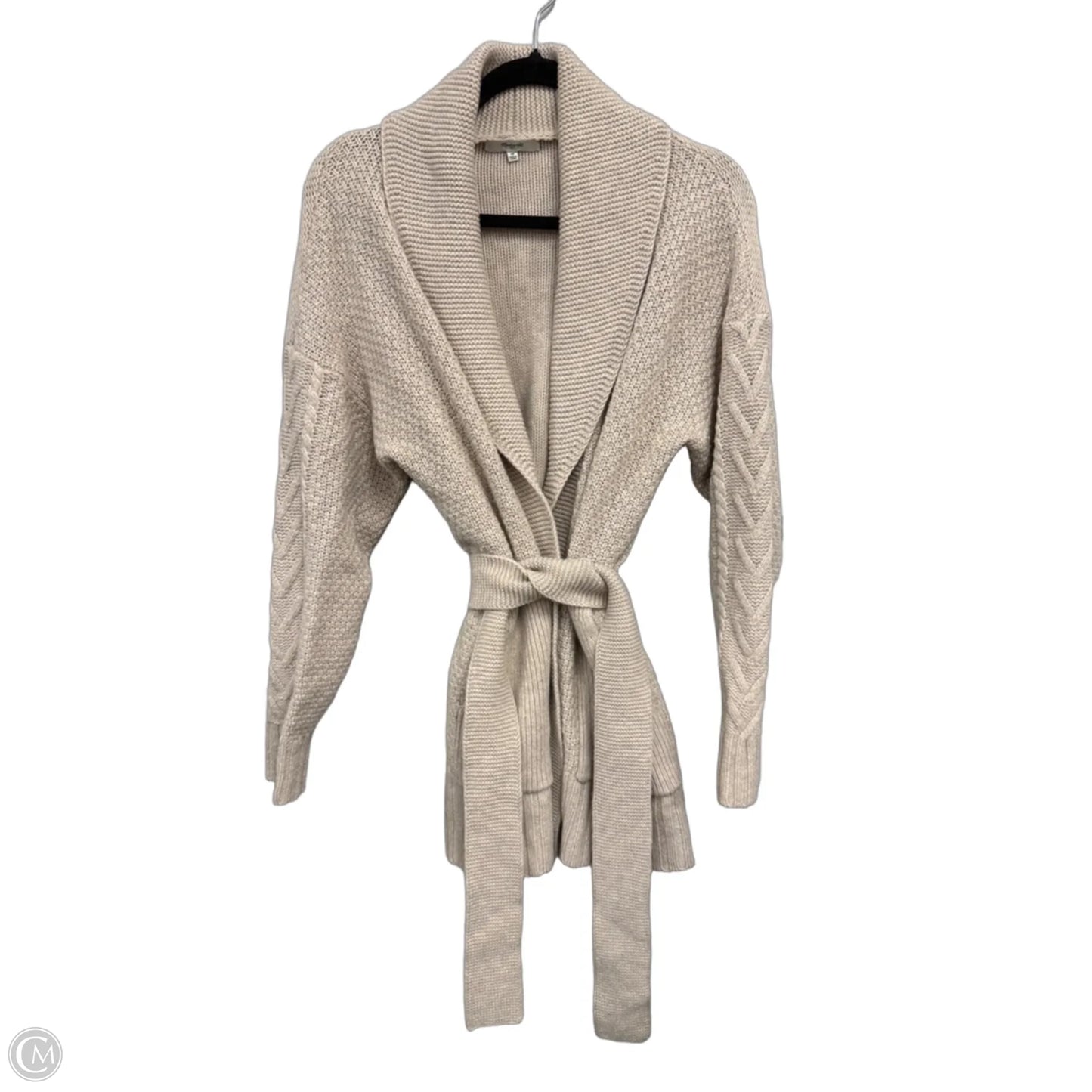 Sweater Cardigan By Madewell In Tan, Size: M