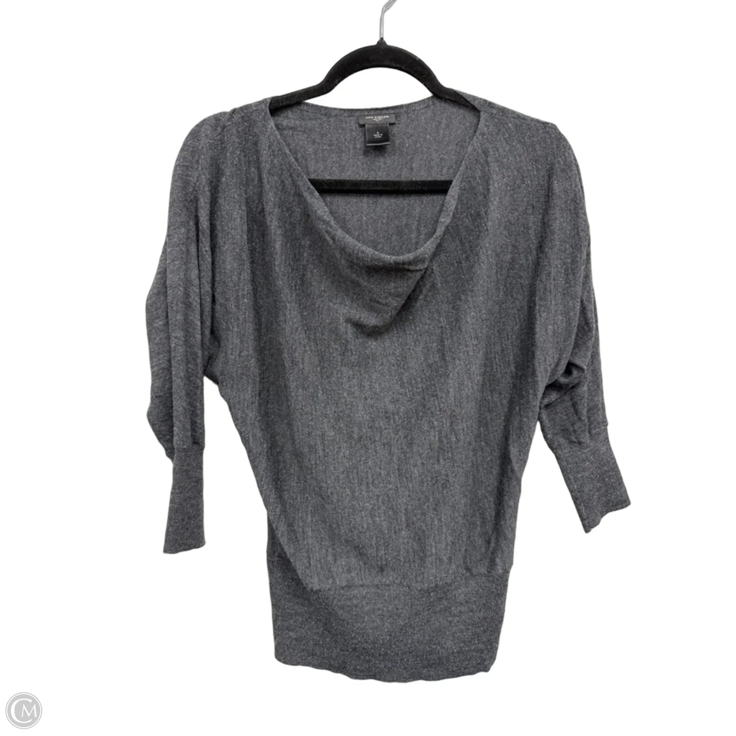 Sweater By Ann Taylor In Grey, Size: S