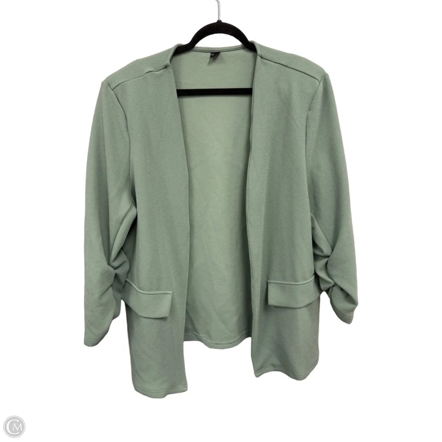 Cardigan By Shein In Green, Size: 3x