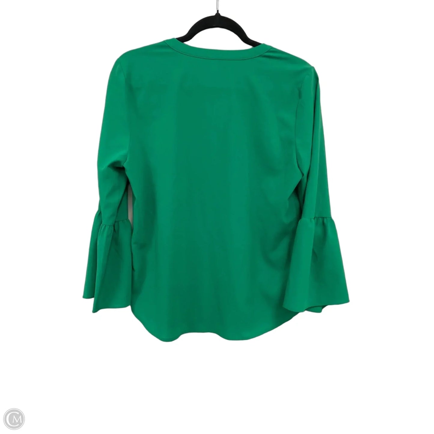 Blouse Long Sleeve By J. Crew In Green, Size: S