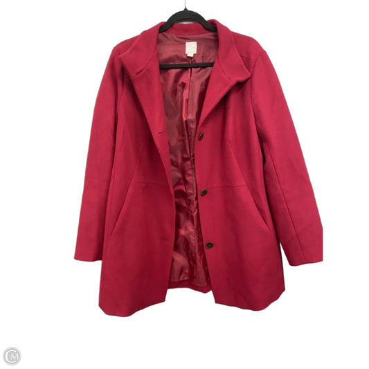 Coat Other By J. Jill In Red, Size: M