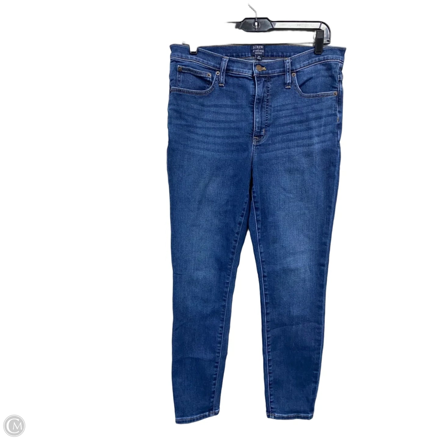 Jeans Skinny By J. Crew In Blue Denim, Size: 30