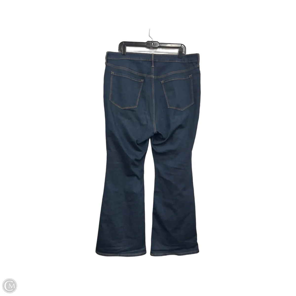 Jeans Flared By Old Navy In Blue Denim, Size: 18
