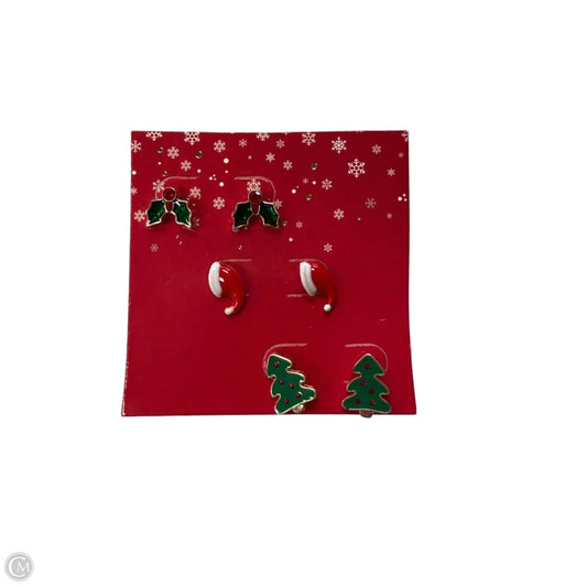Earrings Stud By Clothes Mentor, Size: 03 Piece Set