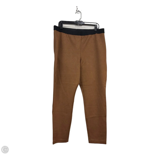 Pants Dress By Talbots In Black & Brown, Size: 16