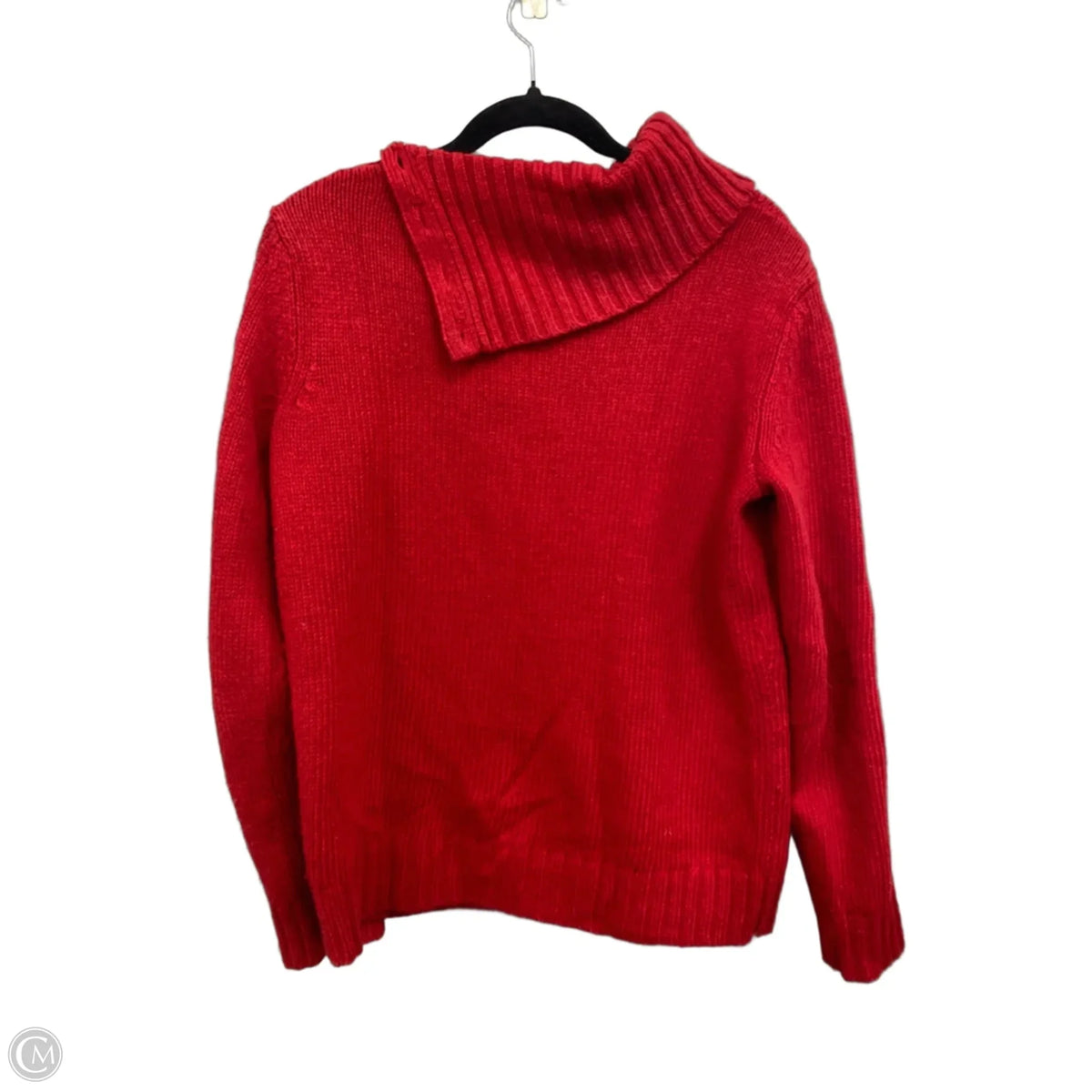 Sweater By Talbots In Red & White, Size: S
