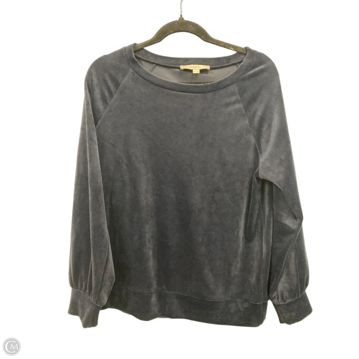 Top Long Sleeve By Loft In Navy, Size: M