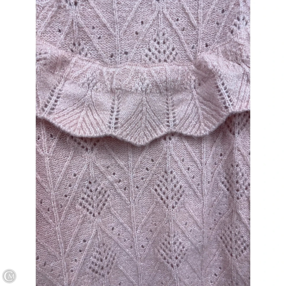Sweater By Clothes Mentor In Pink, Size: L
