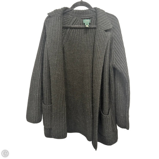 Sweater Cardigan By Lauren By Ralph Lauren In Black, Size: M