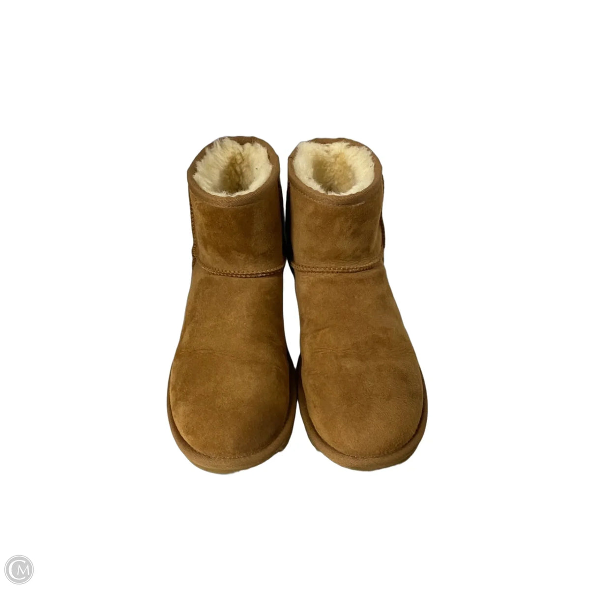 Boots Ankle Flats By Ugg In Brown, Size: 8