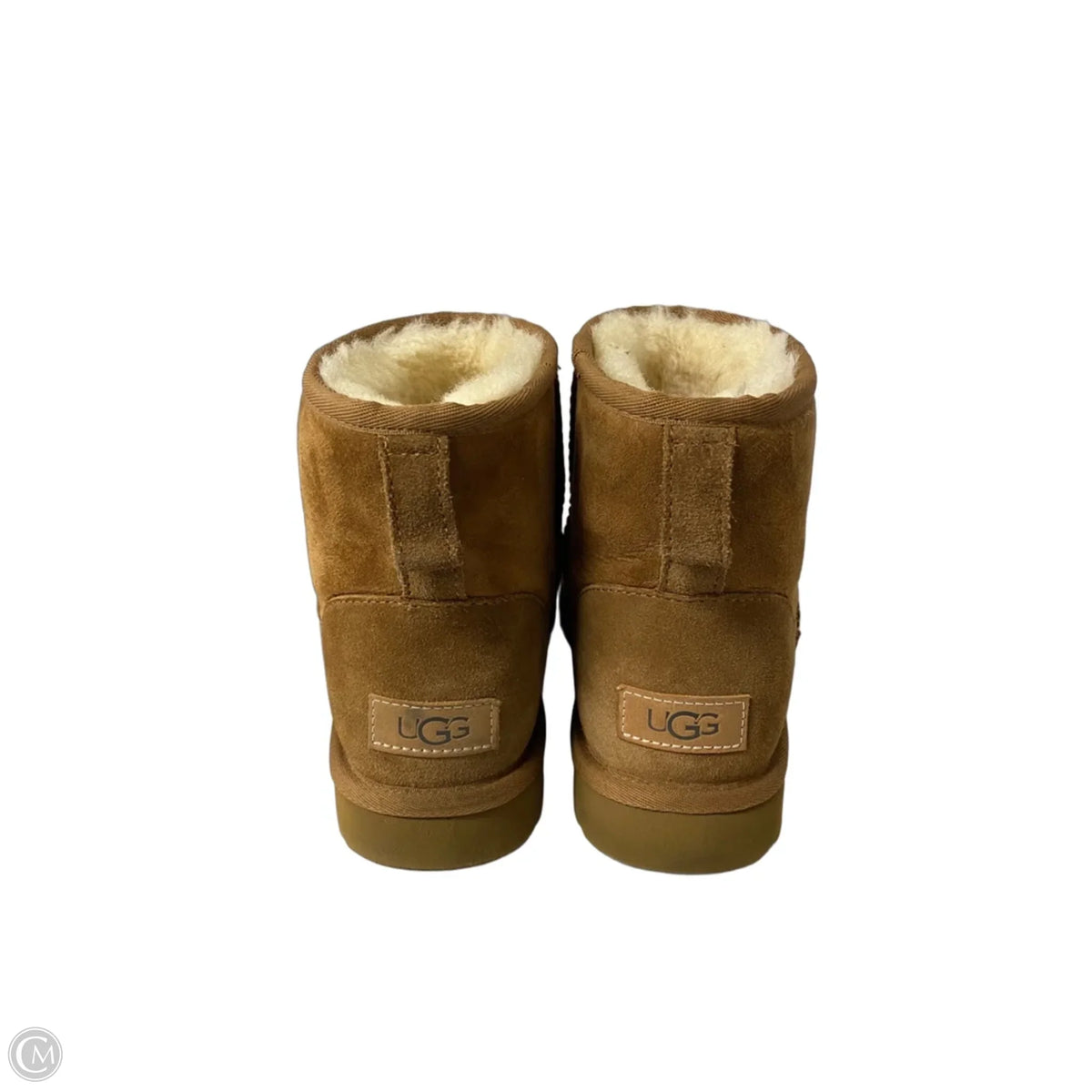 Boots Ankle Flats By Ugg In Brown, Size: 8