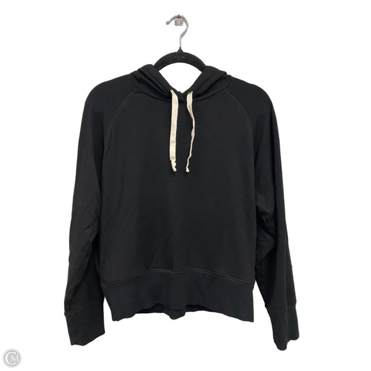 Sweatshirt Hoodie By J. Crew In Black, Size: M